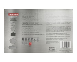 NEOFLAM | Κατσαρόλα Ανοξείδωτη Inox Γυάλινο Καπάκι 24cm 1 Τεμάχιο