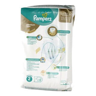 PAMPERS | Πάνες Μωρού Premium Care Νο2 3-6kg 38 Τεμάχια