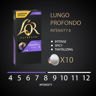 LOR | Κάψουλες Καφέ Espresso Lungo Profondo 10x5.2g