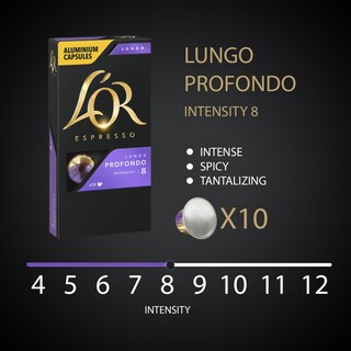 LOR | Κάψουλες Καφέ Espresso Lungo Profondo 10x5.2g