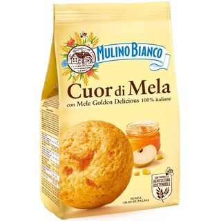 BARILLA | Μπισκότα Γεμιστά Mulino Bianco με Μήλο 250g