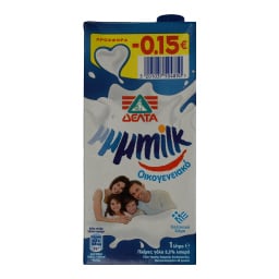 MMMILK | Γάλα Ημιάπαχο Πλήρες Οικογενειακό 1 lt 0.15