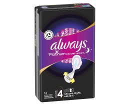 ALWAYS | Σερβιέτες Secure Night Αποκλειστικά Online 56 Τεμάχια