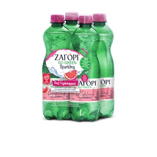 ΖΑΓΟΡΙ | Ανθρακούχο Νερό Ροζ Γκρέιπφρουτ 4x500ml