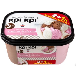 ΚΡΙ ΚΡΙ | ΠΑΓΩΤΟ ΟΙΚΟΓΕΝΕΙΑΚΟ ΒΑΝΙΛΙΑ ΚΑΚΑΟ ΦΡΑΟΥΛΑ 1.500 GR