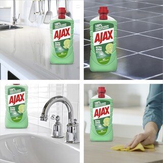 AJAX | Υγρό Καθαρισμού Ultra Λεμόνι 1.5lt 1+1 Δώρο