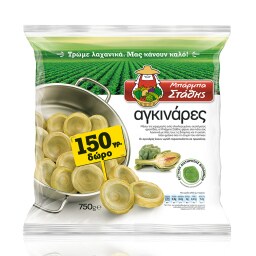 ΜΠΑΡΜΠΑ ΣΤΑΘΗΣ | Αγκινάρες Πάτοι Κατεψυγμένοι 600g + 150g Δώρο