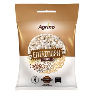AGRINO | Ρυζογκοφρέτες Επτάσπορες Ατομικές 28gr