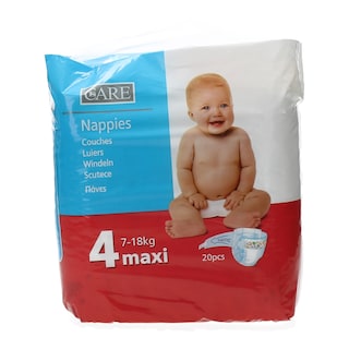 CARE | ΠΑΝΕΣ ΜΩΡΟΥ 7 - 18 KGR MAXI No 4 20 ΤΕΜ