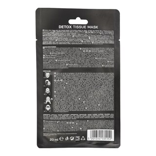 BIOTEN | Μάσκα Προσώπου Detox Black Tissue Mask Charcoal 20ml