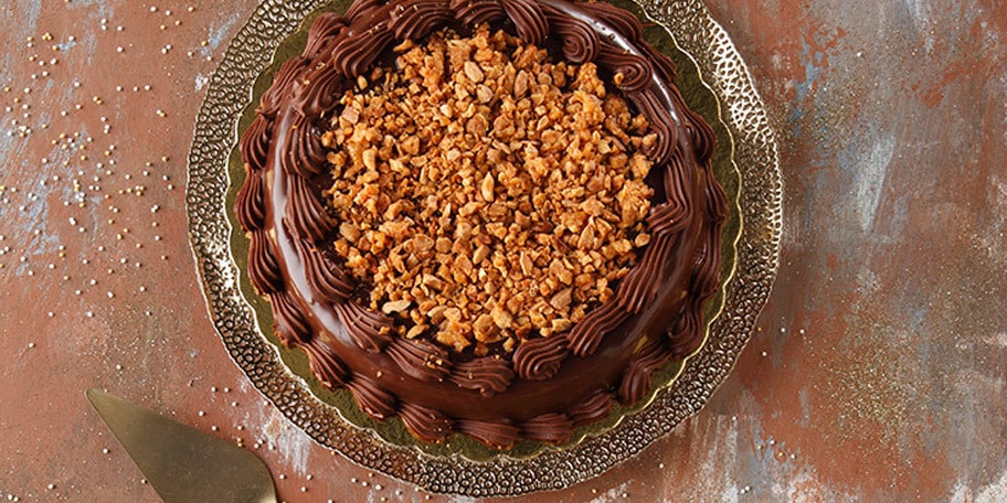 Τούρτα Κροκάν Αμύγδαλο