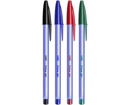 BIC | Στυλό Cristal Soft 1.2mm Διάφορα Χρώματα 8+2 Τεμάχια