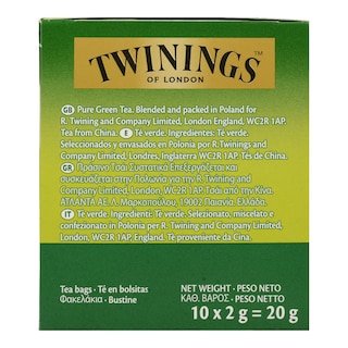 TWININGS | Τσάι Πράσινο 10x2g