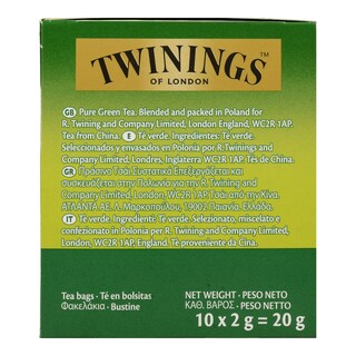 TWININGS | Τσάι Πράσινο 10x2g