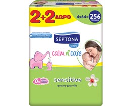 SEPTONA | Μωρομάντηλα Sensitive 4X64 Τεμάχια