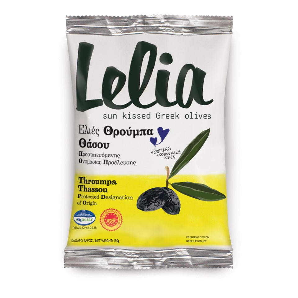 ΛΕΛΙΑ Ελιές Θρούμπες Θάσου 150 gr