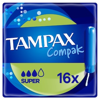TAMPAX | Ταμπόν Compak Super 16 Τεμάχια
