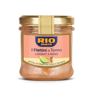 RIO MARE | Τόνος Φιλέτο Ελαιόλαδο Λάιμ & Τζίντζερ 130g