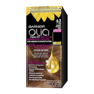 OLIA | Βαφή Μαλλιών Olia Mini Kit 6.3 Ξανθό Σκούρο Μελί 1 Τεμ.