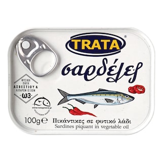 ΤΡΑΤΑ | Σαρδέλες Πικάντικες σε Φυτικό Λάδι 70g