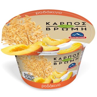 ΟΛΥΜΠΟΣ | Φυτικό Επιδόρπιο Καρπός Βρώμη Ροδάκινο 150g