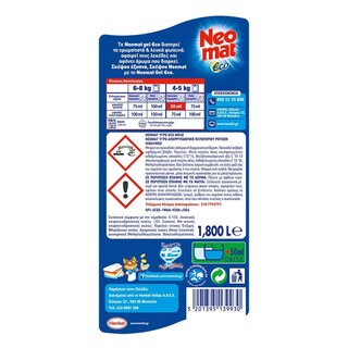 NEOMAT | Yγρό Πλυντηρίου Ρούχων Eco 36 Μεζούρες