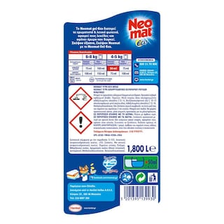 NEOMAT | Yγρό Πλυντηρίου Ρούχων Eco 36 Μεζούρες