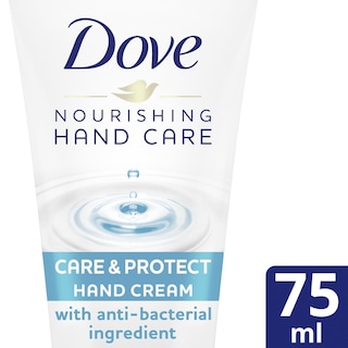 DOVE | DOVE ΚΡΕΜΑ ΧΕΡΙΩΝ CARE&PROTECT 75ML Care & Protect Αντιβακτηριδιακή 75ml