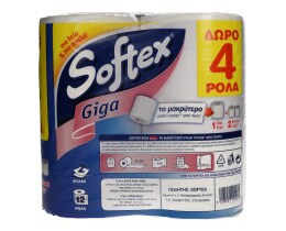SOFTEX | ΧΑΡΤΙ ΥΓΕΙΑΣ SUPER GIGA 2 ΦΥΛΛΑ 12 ΤΕΜ