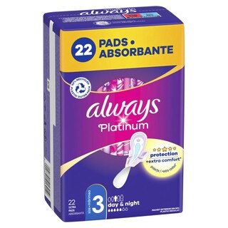 ALWAYS | Σερβιέτες Ultra Platinum Day & Night 22 Τεμάχια