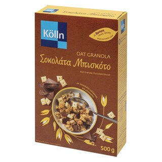 KOLLN | Μούσλι Τραγανά Σοκολάτα Μπισκότο 500g