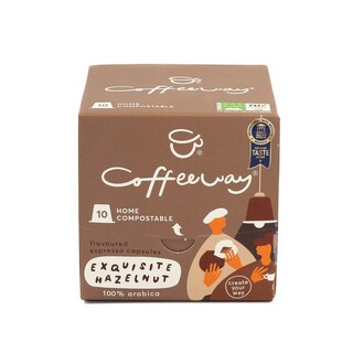 COFFEE WAY | Κάψουλες Καφέ Espresso Φουντούκι 10x5g