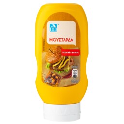 ΑΒ | Μουστάρδα Πικάντικη Σε πλαστική Φιάλη Top Down 480 gr