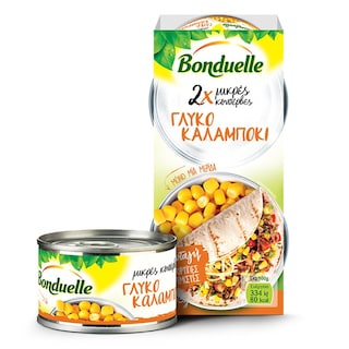 BONDUELLE | Κονσέρβα Γλυκό Καλαμπόκι 2x85g