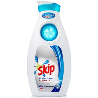 SKIP | ΣΥΜΠΥΚΝΩΜΕΝΟ ΥΓΡΟ ΠΛΥΝΤΗΡΙΟΥ ACTIVE CLEAN 40 ΜΕΖ