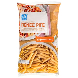 ΑΒ | Πένες Ριγέ Ολικής Άλεσης 500 gr