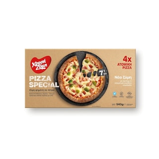 ΧΡΥΣΗ ΖΥΜΗ | Πίτσα Special Ατομική 4x135g