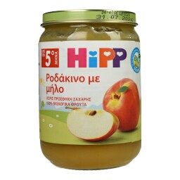 Φρουτόκρεμα Bio Ροδάκινο Μήλο 190g