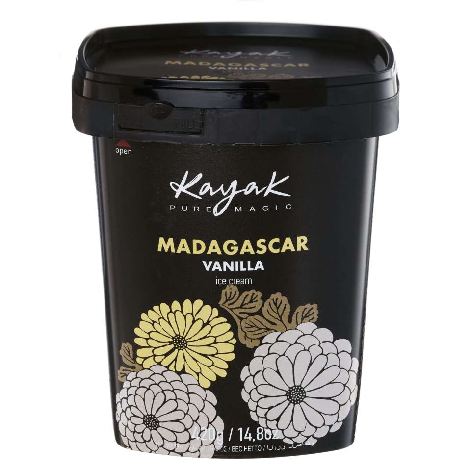 KAYAK Παγωτό Βανίλια Μαδαγασκάρης 420g