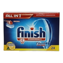 FINISH | ALL IN 1 | ΤΑΜΠΛΕΤΕΣ ΠΛΥΝΤΗΡΙΟΥ ΠΙΑΤΩΝ ΛΕΜΟΝΙ 24 ΤΕΜ