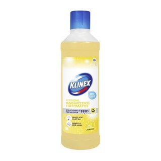 KLINEX | Καθαριστικό Πατώματος Hygiene Λεμόνι 1lt Έκπτωση 35%