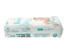 PAMPERS | NEW BABY SENSITIVE | ΠΑΝΕΣ ΜΩΡΟΥ MINI Νο 2  3 - 6 KGR 48 ΤΕΜ