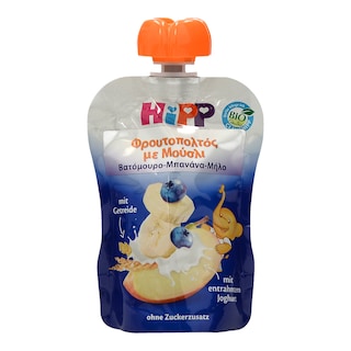 HIPP | ΦΡΟΥΤΟΠΟΤΟ ΒΑΤΟΜΟΥΡΟ ΜΗΛΟ ΜΠΑΝΑΝΑ 90 GR