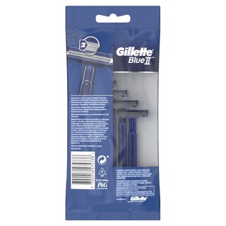 GILLETTE | BLUE II | Ξυριστική Μηχανή Μιας Χρήσης 5 Τεμάχια