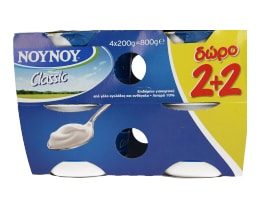 ΝΟΥΝΟΥ | CLASSIC | ΓΙΑΟΥΡΤΙ ΛΕΥΚΟ 10% ΛΙΠΑΡΑ 3 Χ 200GR