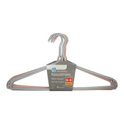 ΑΒ | Κρεμάστρες Μεταλλικές Σετ 6+6 Τεμάχια Δώρο