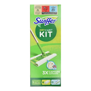 SWIFFER | Σκούπα 8 Ανταλλακτικά Πανάκια 1 Τεμάχιο