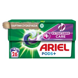 ARIEL | Kάψουλες Πλυντηρίου Ρούχων Allin1 Pods Fiber Care 13+13 Τεμάχια Δώρο