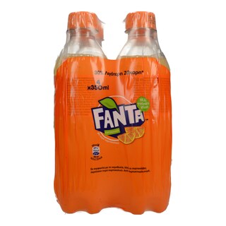 FANTA | ΑΝΑΨΥΚΤΙΚΟ ΠΟΡΤΟΚΑΛΑΔΑ 4 X350 ML