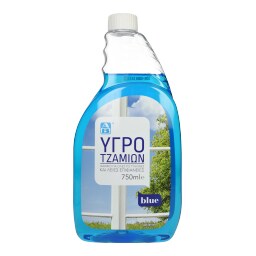 Καθαριστικό Τζαμιών Blue Ανταλλακτικό 750ml
